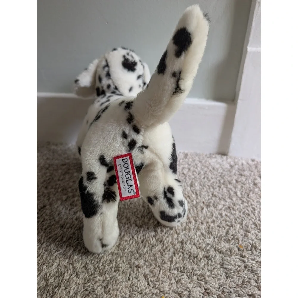 Douglas Winston Dalmatian Plush Stuffed Animal White Black Excellent Spotted Dog